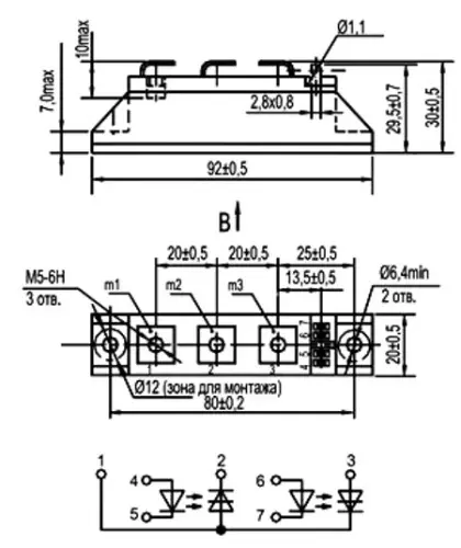МТОТО4-80-8 силовой модуль фото 3 МТОТО4-80-8 силовой модуль фото 3