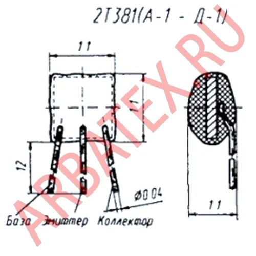 2Т381Д1 транзистор фото 3 2Т381Д1 транзистор фото 3