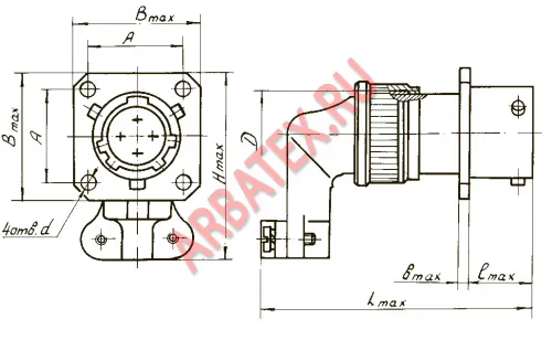 СНЦ23-4/14Р-4-В розетка Разъемы разное фото фото 2