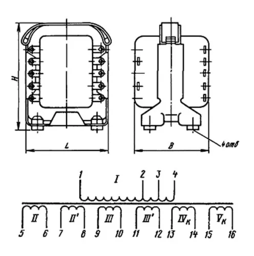 ТПП212-40-400 трансформатор фото 2